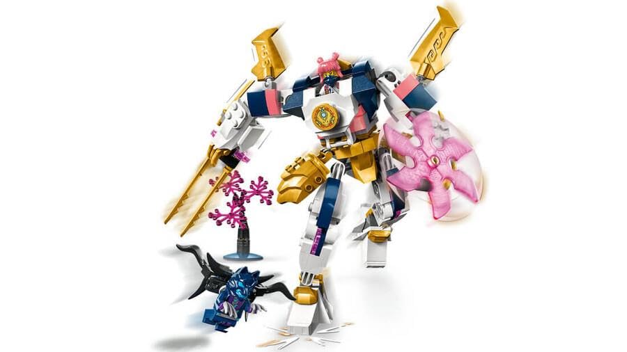 LEGO NINJAGO Soras Technikmech, Actionfiguren-Spielzeug für Kinder, Ninja-Set mit Figuren inkl. Sora, Mech zum Umgestalten, Geschenk für Jungs und Mädchen ab 7 Jahren 71807 - Image 10