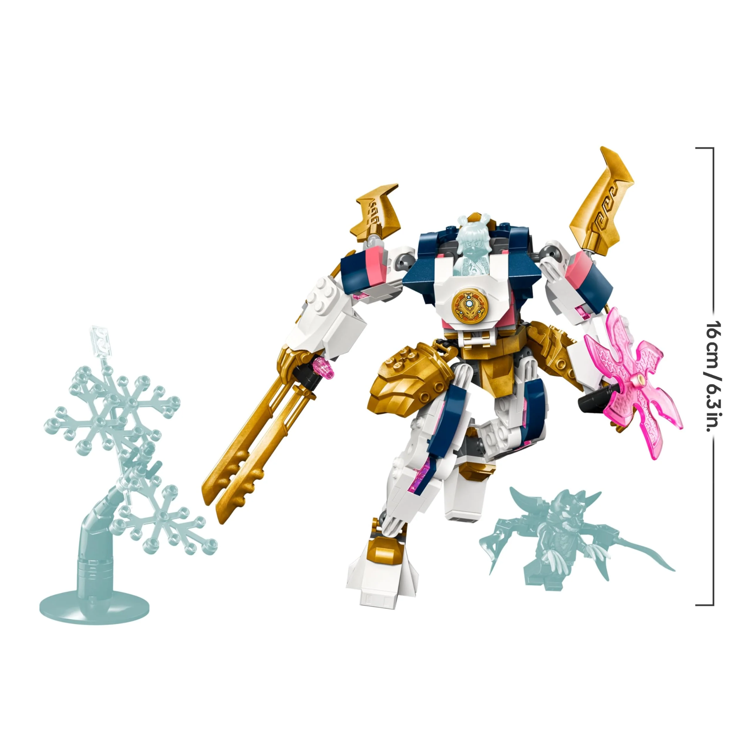 LEGO NINJAGO Soras Technikmech, Actionfiguren-Spielzeug für Kinder, Ninja-Set mit Figuren inkl. Sora, Mech zum Umgestalten, Geschenk für Jungs und Mädchen ab 7 Jahren 71807 - Image 5