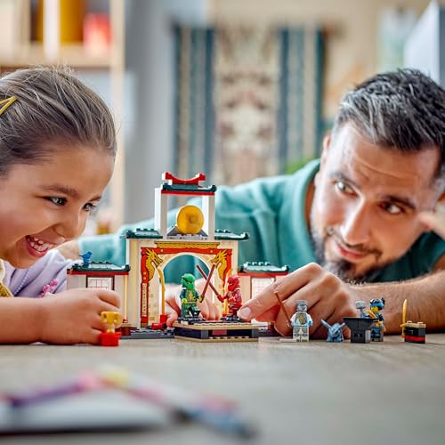LEGO NINJAGO Spinjitzu-Tempel der Ninja - Spielset mit 4 Minifiguren und 1 Drachen Figur - Bauset - Weihnachts- oder Geburtstagsgeschenk für Jungen und Mädchen ab 4 Jahren 71831 - Image 5