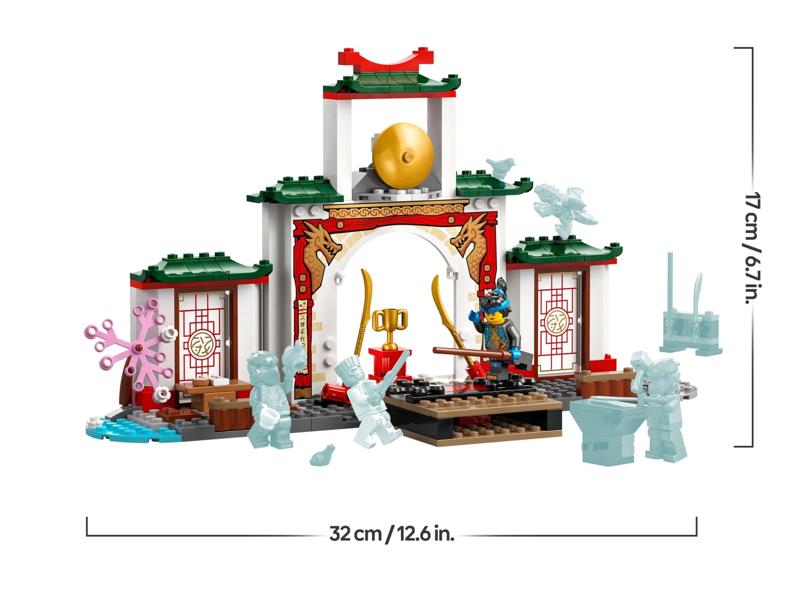 LEGO NINJAGO Spinjitzu-Tempel der Ninja - Spielset mit 4 Minifiguren und 1 Drachen Figur - Bauset - Weihnachts- oder Geburtstagsgeschenk für Jungen und Mädchen ab 4 Jahren 71831 - Image 6