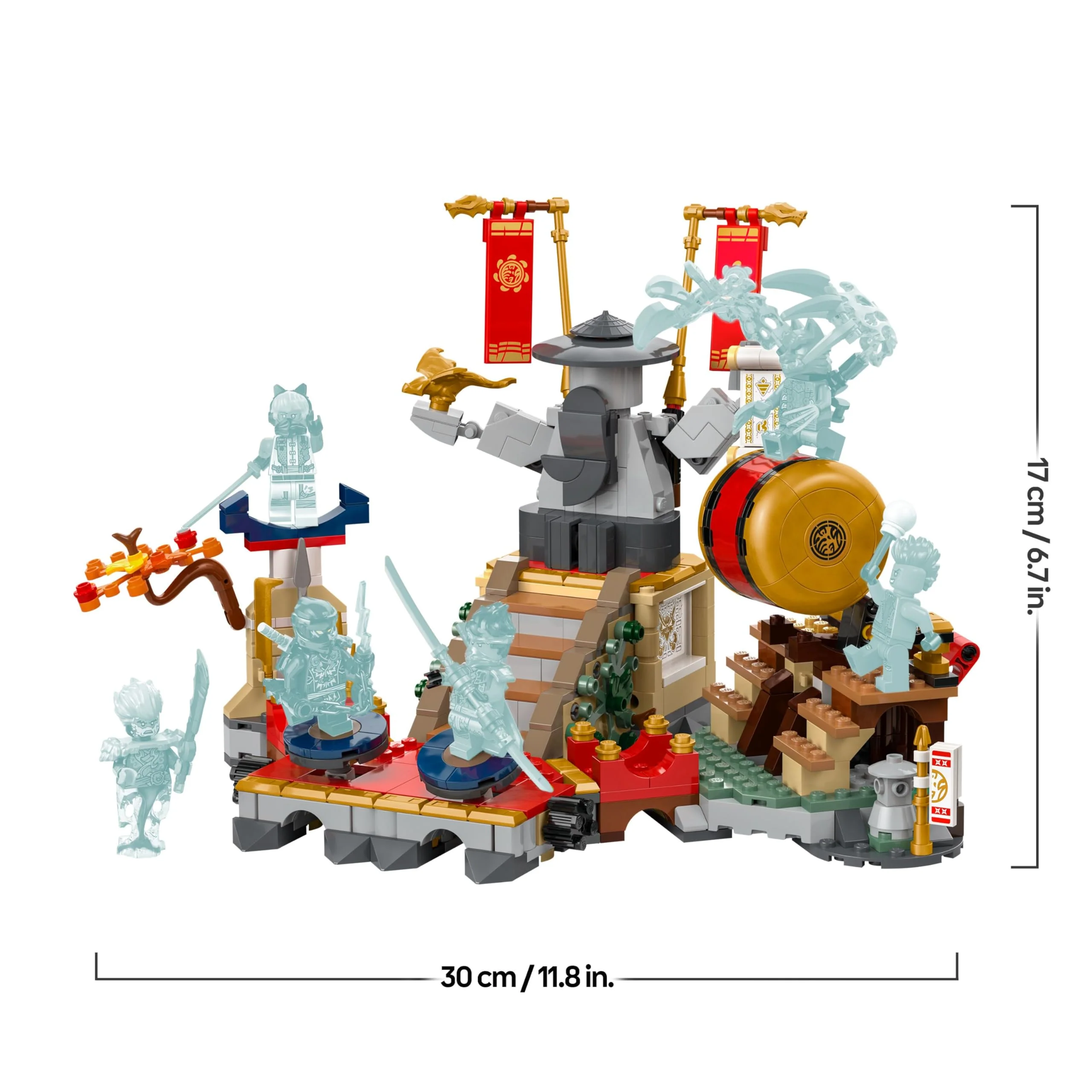 LEGO NINJAGO Turnier-Arena Abenteuer-Spielzeug für Kinder, Ninja-Spielset mit 6 Minifiguren, sammelbares Bauset, Geburtstagsgeschenk für Jungen und Mädchen ab 7 Jahren 71818 - Image 6