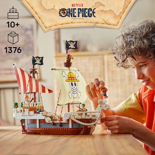 LEGO ONE Piece - Das Piratenschiff Flying Lamb (Going Merry) - Spielset mit 5 Minifiguren - inkl. Ruffy, Zoro & Nami - Spielzeug zum Bauen - Geschenk für Jungen, Mädchen & Fans ab 10 Jahren - 75639 - Image 8