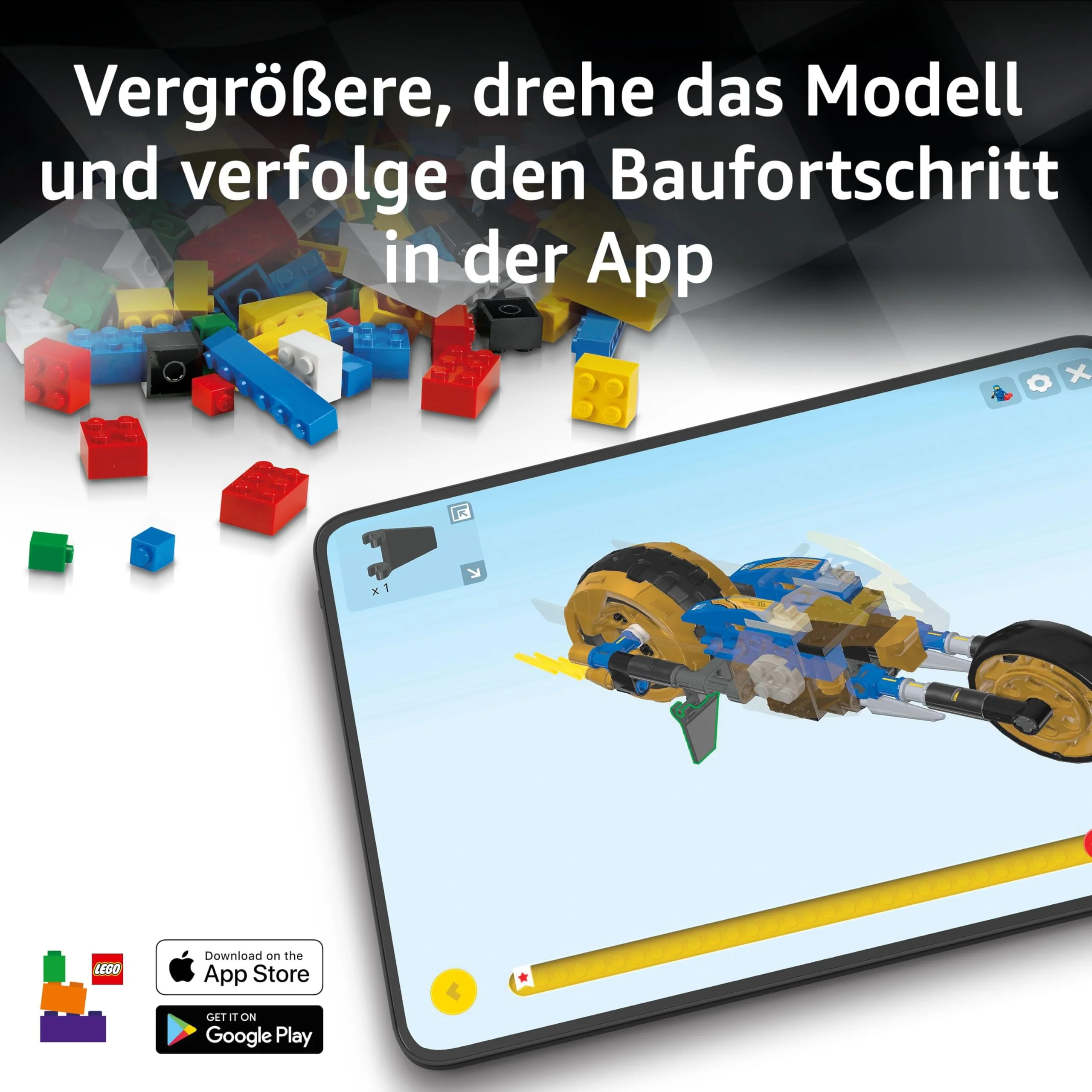 LEGO Speed Champions 2 Fast 2 Furious Nissan Skyline GT-R (R34) Rennwagen Spielzeug zum Bauen, 2023 Modell Auto-Bausatz mit Brian O'Conner Figur 76917 - Image 8