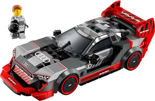 LEGO Speed Champions Audi S1 e-tron Quattro Rennwagen Set mit Auto-Spielzeug zum Bauen, Spielen und Ausstellen, Modellauto für Kinder, Geschenk für 9-jährige Jungs und Mädchen 76921 - Image 4