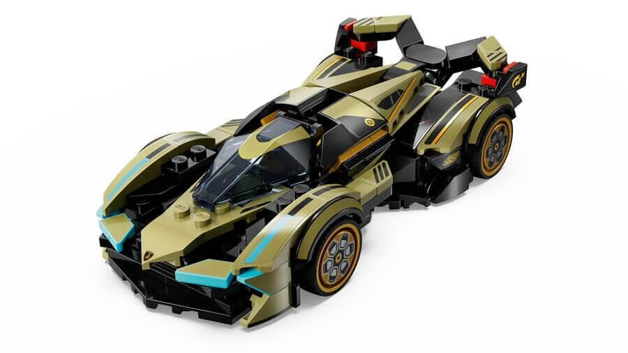 LEGO Speed Champions Lamborghini Lambo V12 Vision GT Supersportwagen, Spielzeugauto mit baubarem Modell für Kinder, Geschenk für Jungen, Mädchen und Gamingfans 76923 - Image 9