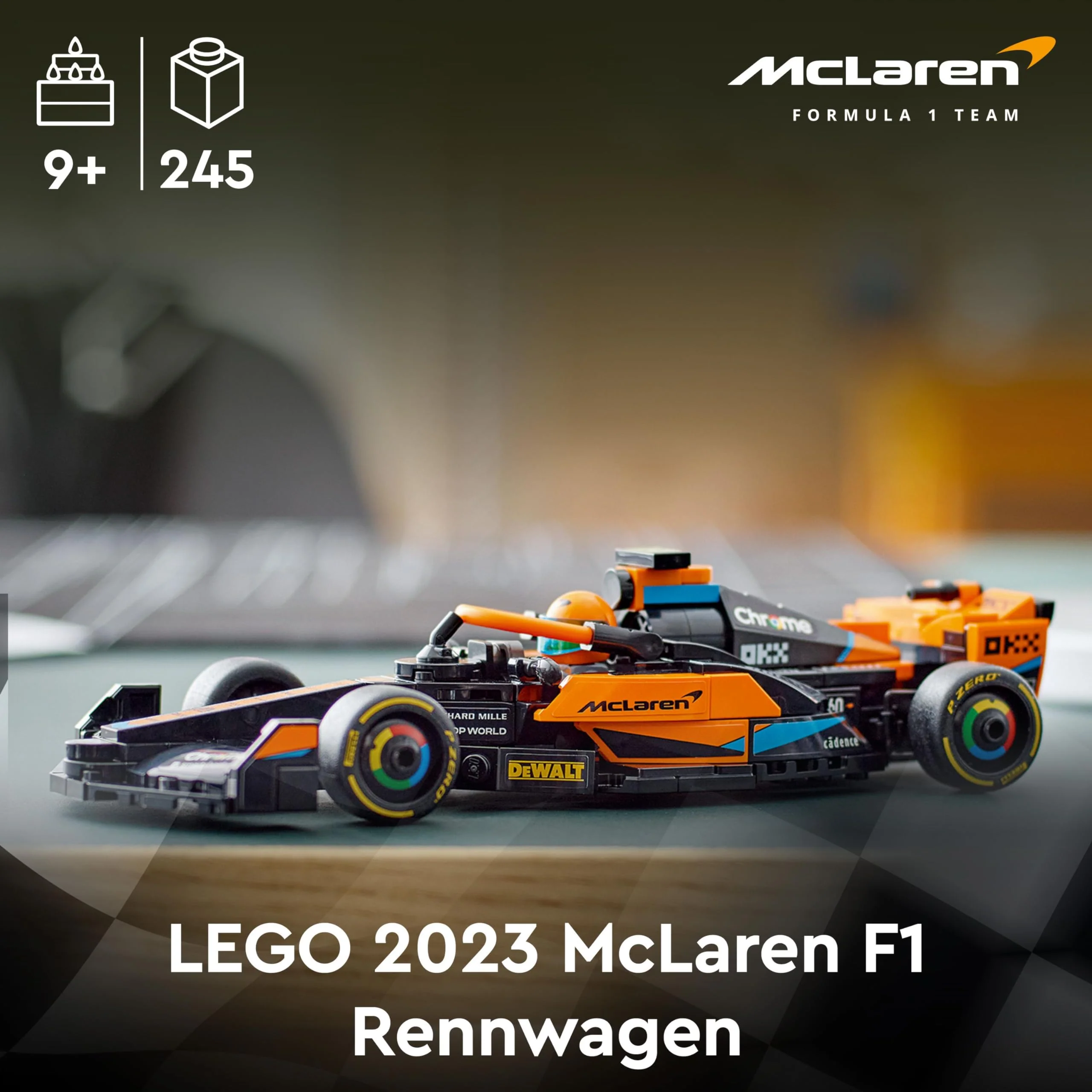 LEGO Speed Champions McLaren Formel 1 Rennwagen 2023, Spielzeug für Kinder ab 9 Jahren, Jungen und Mädchen, die gerne selbstständig Spielen, baubares Fahrzeugmodell, Kinderzimmer-Dekoration 76919 - Image 12
