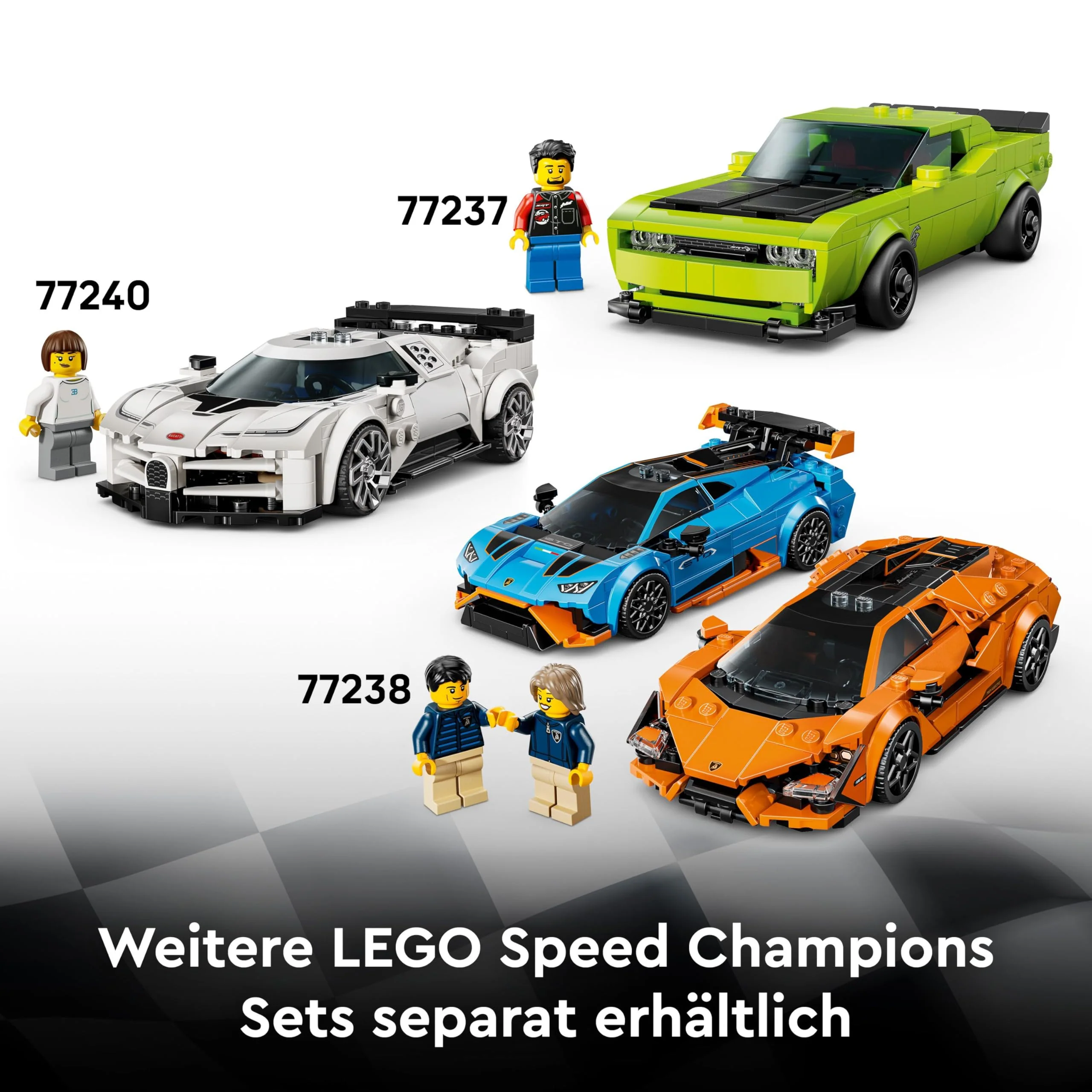 LEGO Speed Champions Porsche 911 GT3 RS Supersportwagen - Spielzeugauto mit 1 Minifigur zum Sammeln und Ausstellen - Kreatives Geschenk für Jungen, Mädchen ab 9 Jahren und Sportwagen Fans - 77239 - Image 3