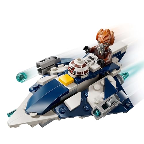 LEGO Star Wars 75400 Plo Koons Jedi Starfighter Microfighter Bauspielzeug mit 2 Shootern - inklusive Mini-Figur mit Lichtschwert - Geschenk für Jungen ab 6 Jahren und Fans von The Clone Wars - Image 7