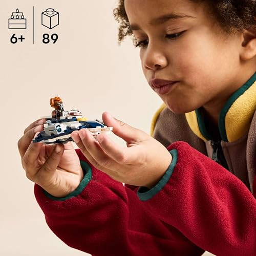 LEGO Star Wars 75400 Plo Koons Jedi Starfighter Microfighter Bauspielzeug mit 2 Shootern - inklusive Mini-Figur mit Lichtschwert - Geschenk für Jungen ab 6 Jahren und Fans von The Clone Wars - Image 8