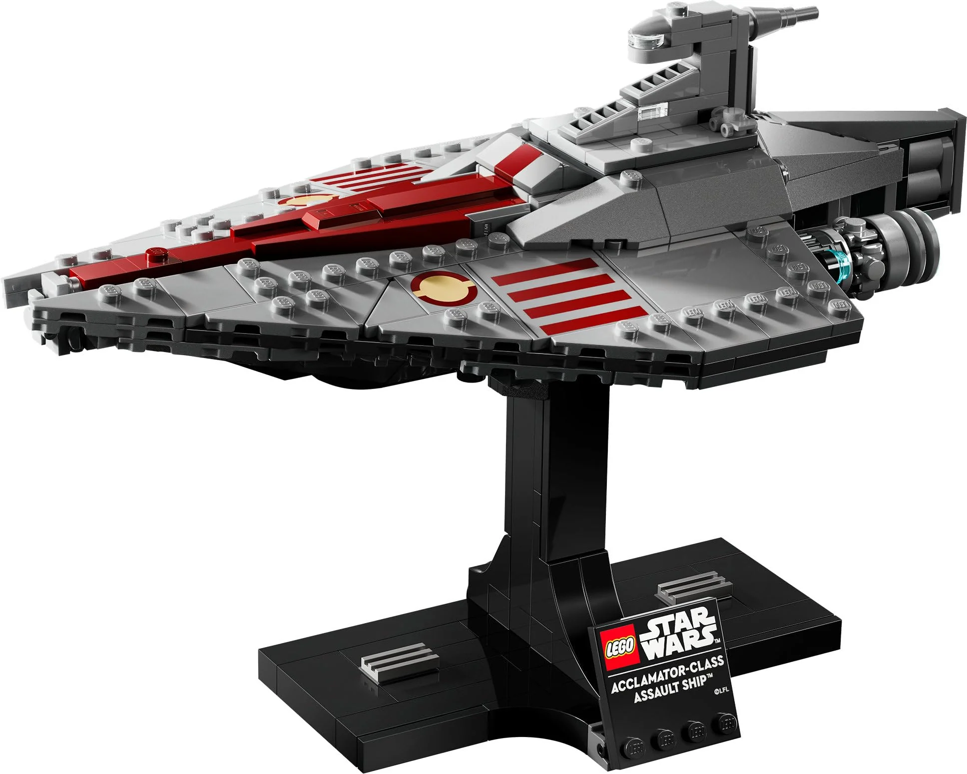 LEGO Star Wars 75404 Assault Ship der Acclamator-Klasse aus Angriff der Klonkrieger - Sternenschiff zum Sammeln, Bauen und Ausstellen - Fantasy Bauset - Geschenk für Erwachsene und Jugendliche Fans - Image 4