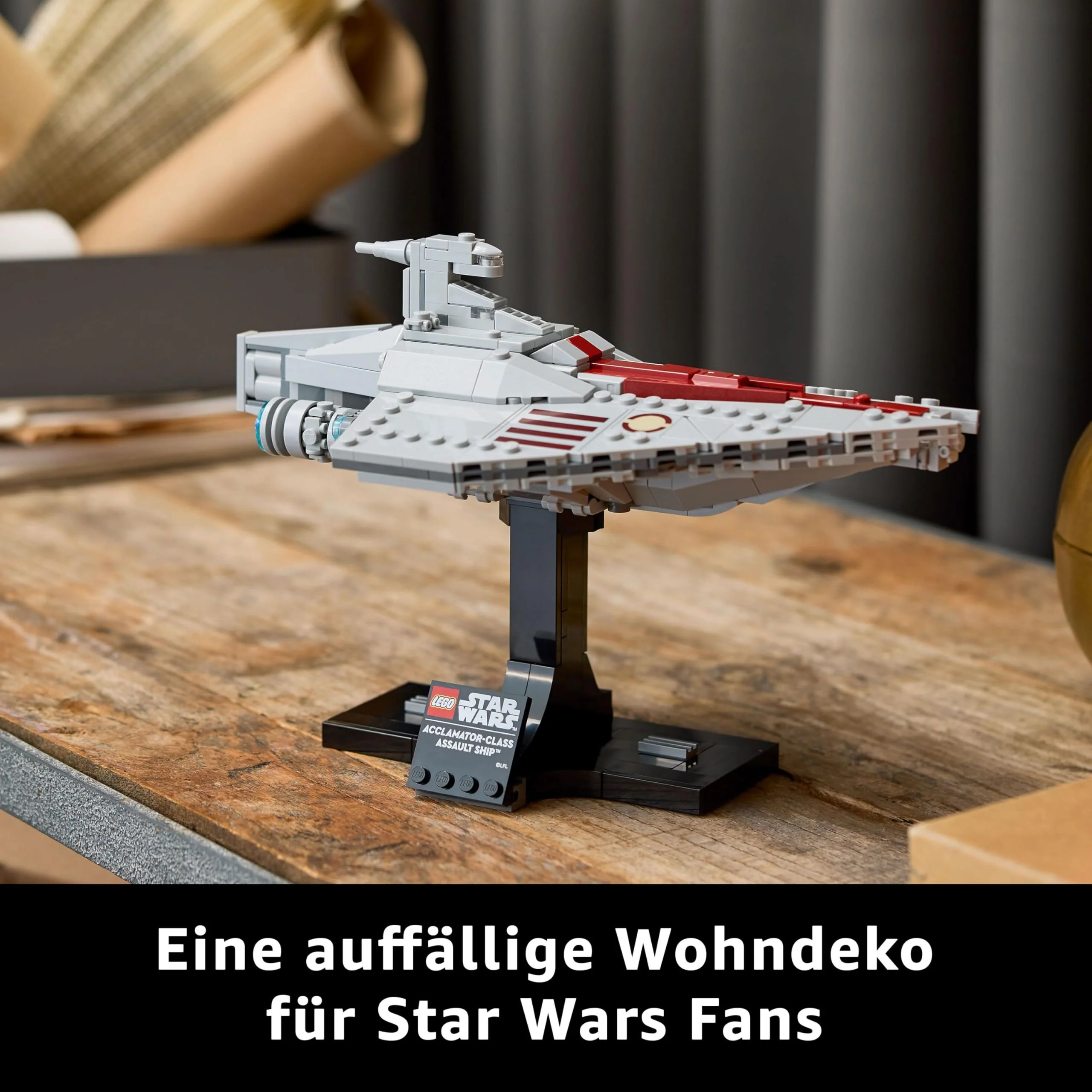 LEGO Star Wars 75404 Assault Ship der Acclamator-Klasse aus Angriff der Klonkrieger - Sternenschiff zum Sammeln, Bauen und Ausstellen - Fantasy Bauset - Geschenk für Erwachsene und Jugendliche Fans - Image 8