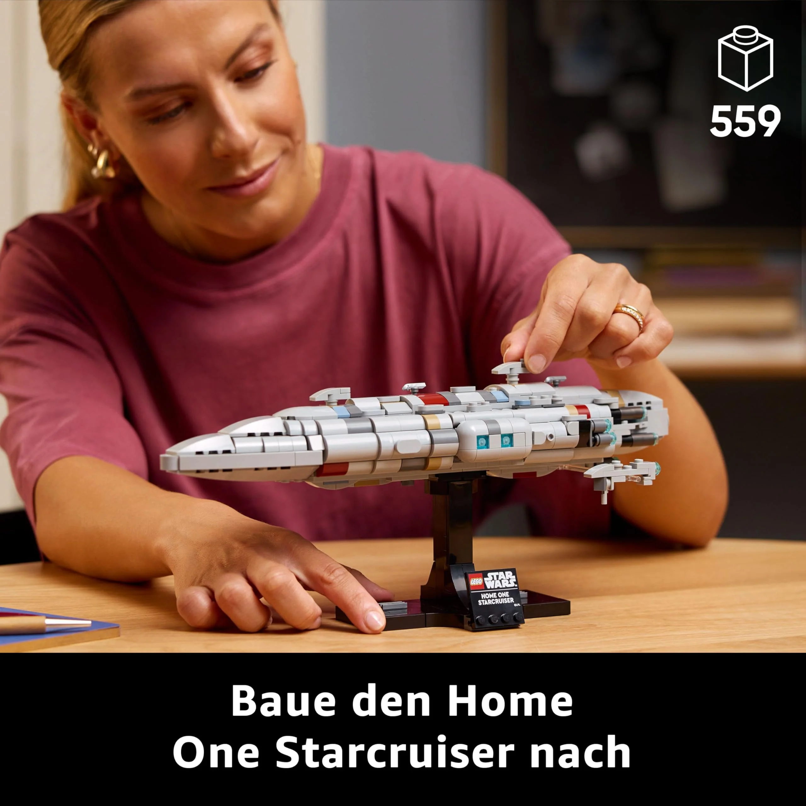 LEGO Star Wars 75405 Home One Starcruiser aus Die Rückkehr der Jedi-Ritter - Sternenschiff Modell - Fantasy Set und Sammlerstück zum Bauen und Ausstellen - Geschenk für Erwachsene & Jugendliche Fans - Image 12