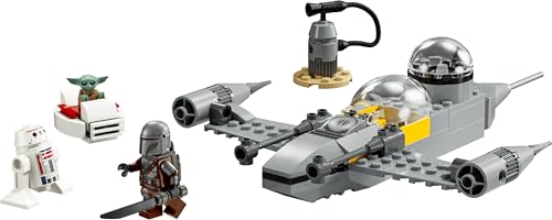 LEGO Star Wars 75410 Mandos und Grogus N-1 Starfighter Spielzeug mit The Mandalorian, Grogu & R5-D4 Minifiguren, inkl. baubare Zapfsäule, Sternenschiff Starterset für Jungen und Mädchen ab 4 Jahren - Image 3