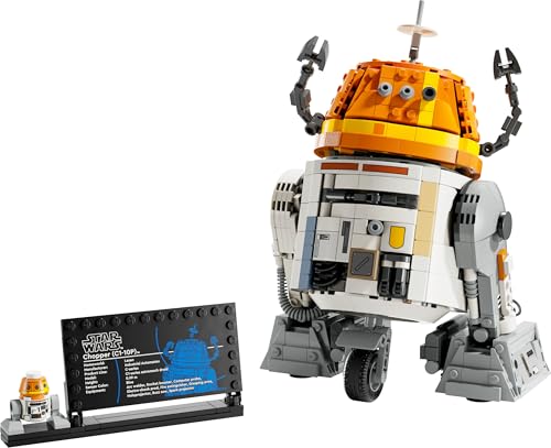 LEGO Star Wars 75416 Ahsoka Astromech-Droide Chopper (C1-10P) Figur - Spielzeug mit beweglichem Kopf, abnehmbaren Armen und Mittelrad - Geschenk für Ahsoka-Fans, Jungen und Mädchen ab 10 Jahren - Image 4