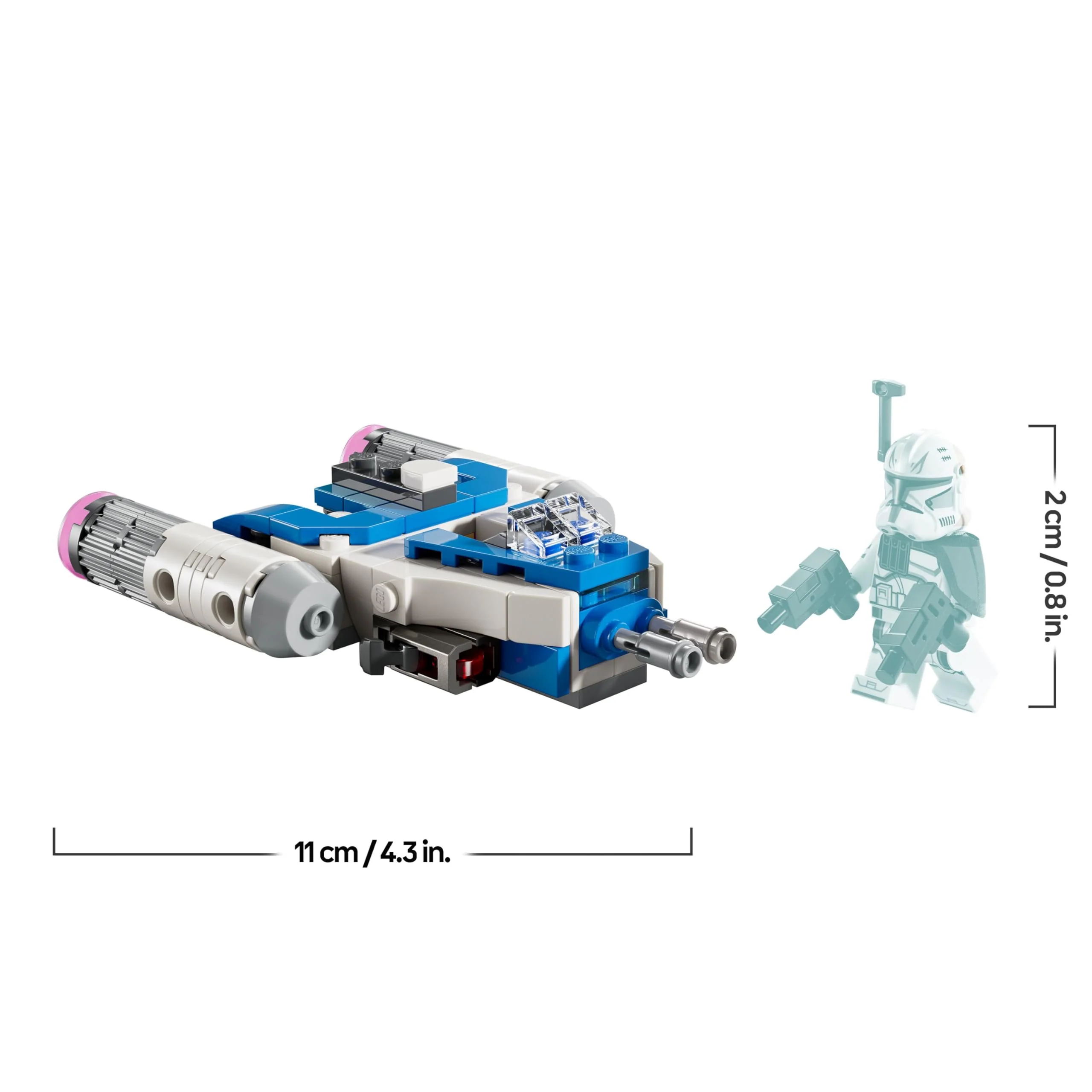 LEGO Star Wars Captain Rex Y-Wing Microfighter, baubares Spielzeug-Sternenschiff Steinen zum Sammeln, Geschenkidee für Jungen und Mädchen ab 6 Jahren 75391 - Image 6