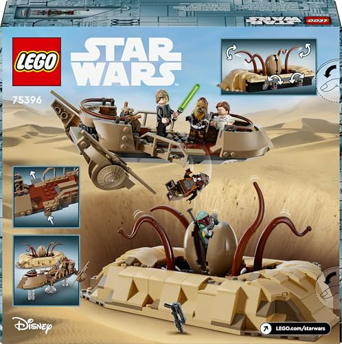 LEGO Star Wars: Die Rückkehr der Jedi-Ritter Wüsten-Skiff und Sarlacc-Grube, Fantasy-Set zum Sammeln und Bauen, Bauspielzeug, Geschenk für Jungen, Mädchen und alle Fans 75396 - Image 2