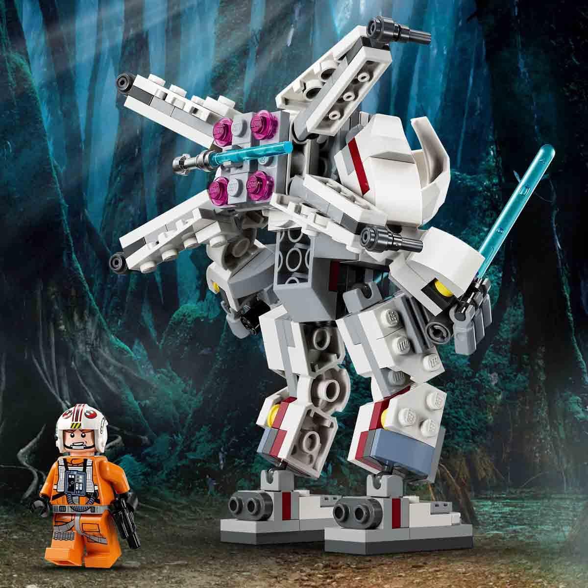 LEGO Star Wars Luke Skywalkers X-Wing Mech, Bauspielzeug Steinen zum Sammeln, Actionabenteuer, Geschenkidee für kreative Jungen und Mädchen ab 6 Jahren 75390 - Image 13