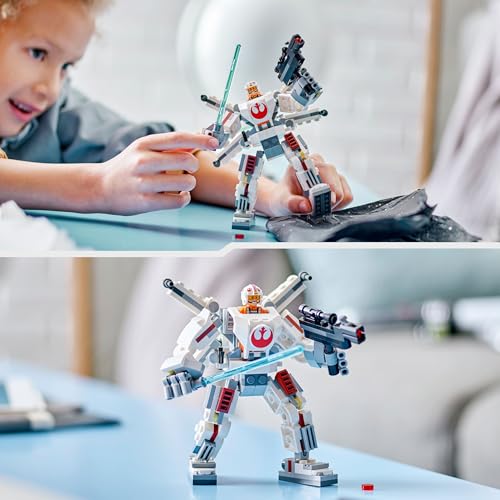 LEGO Star Wars Luke Skywalkers X-Wing Mech, Bauspielzeug Steinen zum Sammeln, Actionabenteuer, Geschenkidee für kreative Jungen und Mädchen ab 6 Jahren 75390 - Image 5