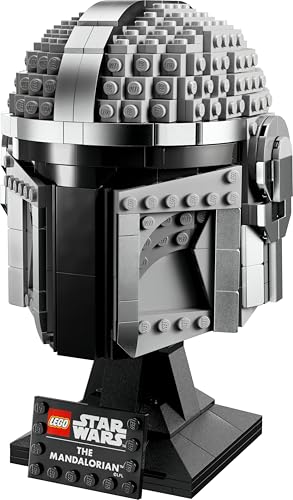LEGO Star Wars Mandalorianer Helm Modell, Sammlerstück Zimmer-Deko und ein tolles Geschenk für Erwachsene, Bausatz, Männer, Frauen, Mama, Papa, Sammler-Geschenkidee 75328 - Image 3