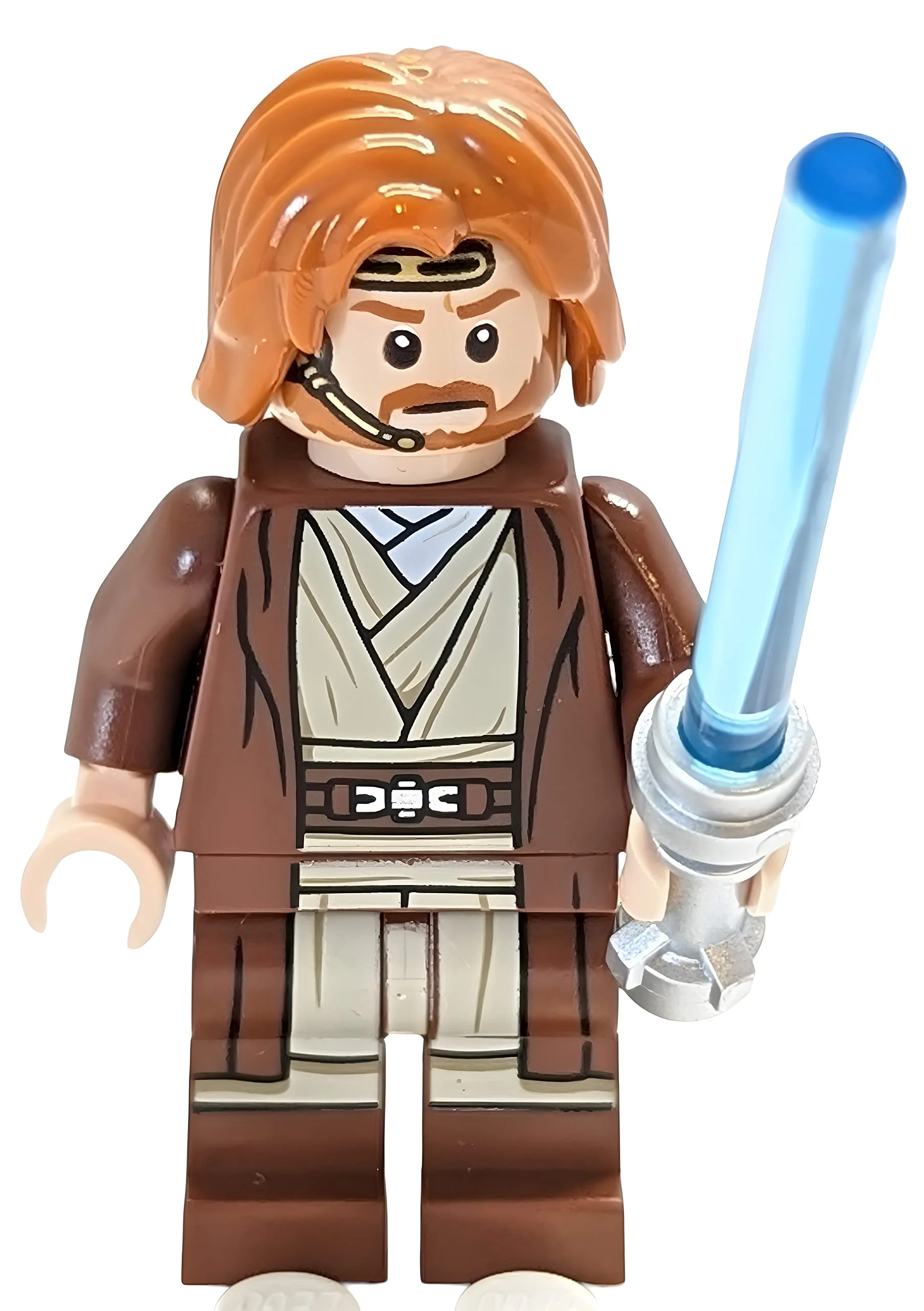 LEGO Star Wars Mini Figure - Obi-Wan Kenobi with Lightsaber (Approximately 45mm / 1.8 Inch Tall) by - Image 3