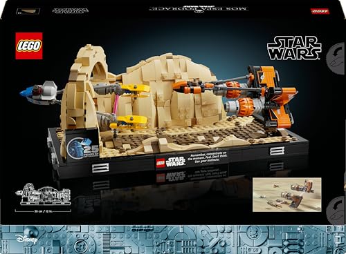 LEGO Star Wars Podrennen in Mos Espa – Diorama, Set für Erwachsene, Die dunkle Bedrohung Modellbausatz, enthält Anakin Skywalker's Podracer, Sammlerstück, Geschenke für Männer und Frauen 75380 - Image 2