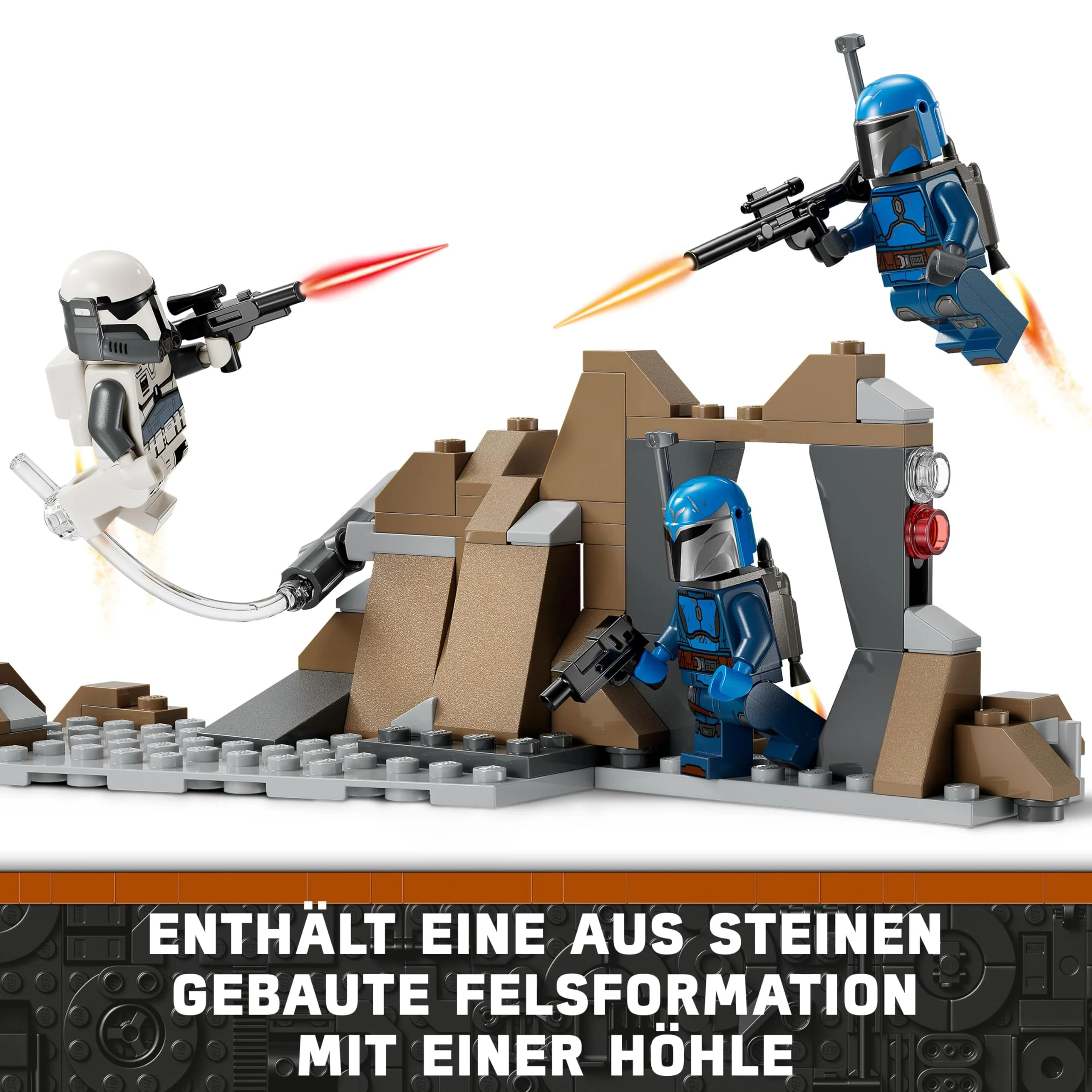 LEGO Star Wars: The Mandalorian Hinterhalt auf Mandalore Battle Pack, Abenteuer-Bauspielzeug für Kinder, Action-Spielset zum Sammeln, Geschenkidee für Jungen und Mädchen 75373 - Image 11
