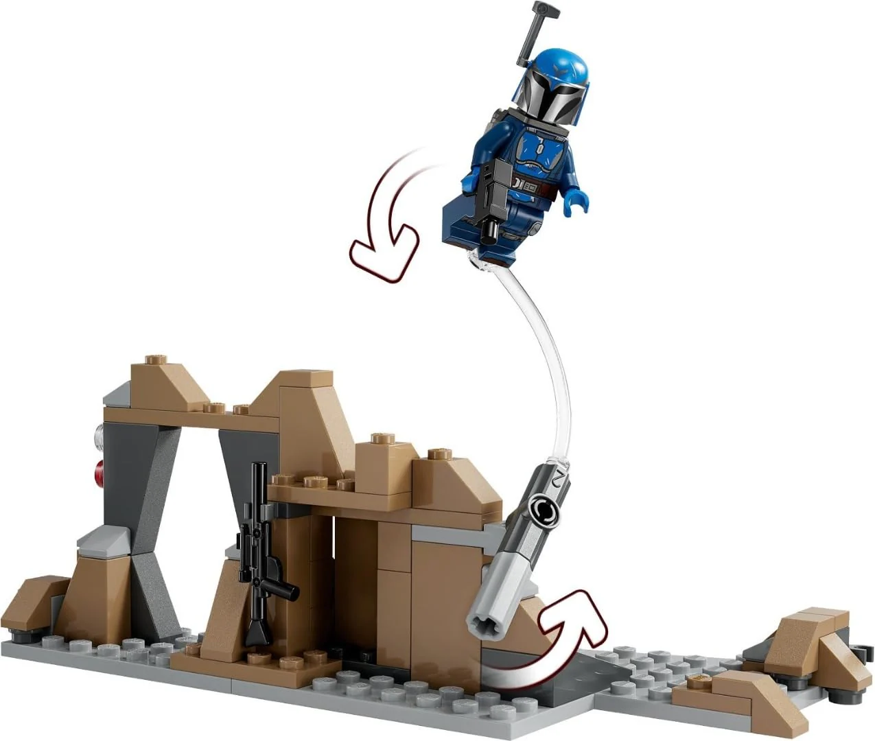 LEGO Star Wars: The Mandalorian Hinterhalt auf Mandalore Battle Pack, Abenteuer-Bauspielzeug für Kinder, Action-Spielset zum Sammeln, Geschenkidee für Jungen und Mädchen 75373 - Image 12