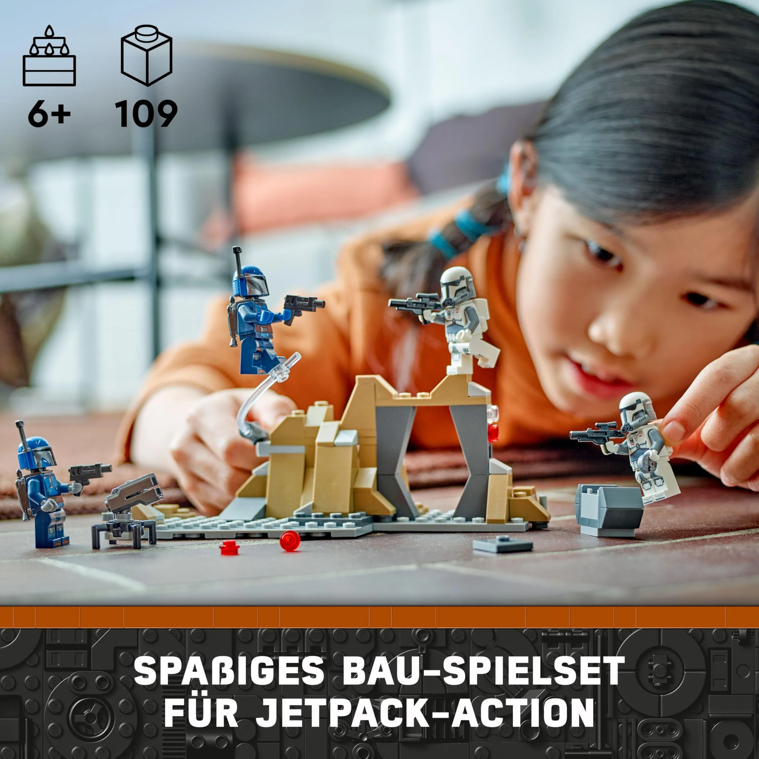 LEGO Star Wars: The Mandalorian Hinterhalt auf Mandalore Battle Pack, Abenteuer-Bauspielzeug für Kinder, Action-Spielset zum Sammeln, Geschenkidee für Jungen und Mädchen 75373 - Image 13