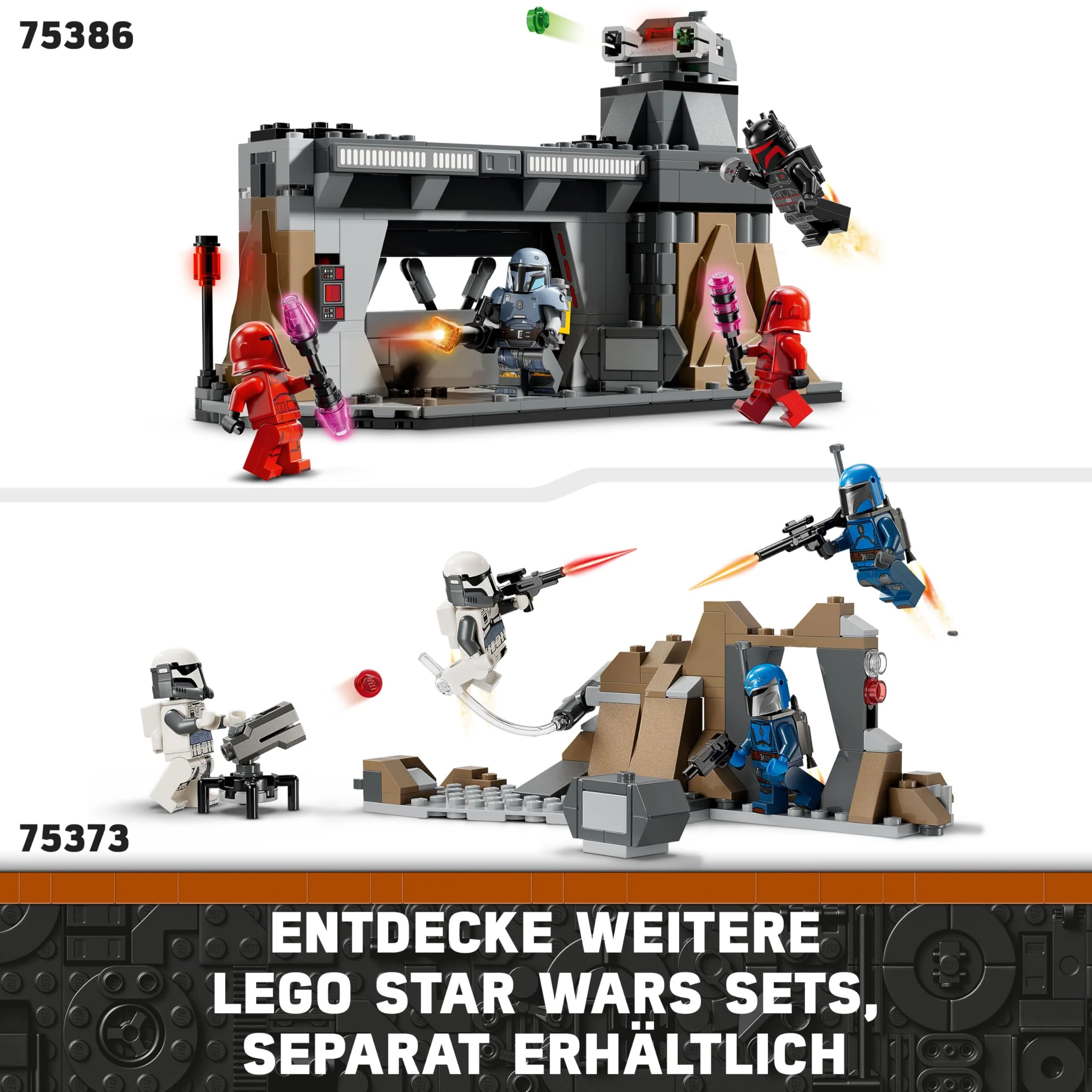 LEGO Star Wars: The Mandalorian Hinterhalt auf Mandalore Battle Pack, Abenteuer-Bauspielzeug für Kinder, Action-Spielset zum Sammeln, Geschenkidee für Jungen und Mädchen 75373 - Image 7