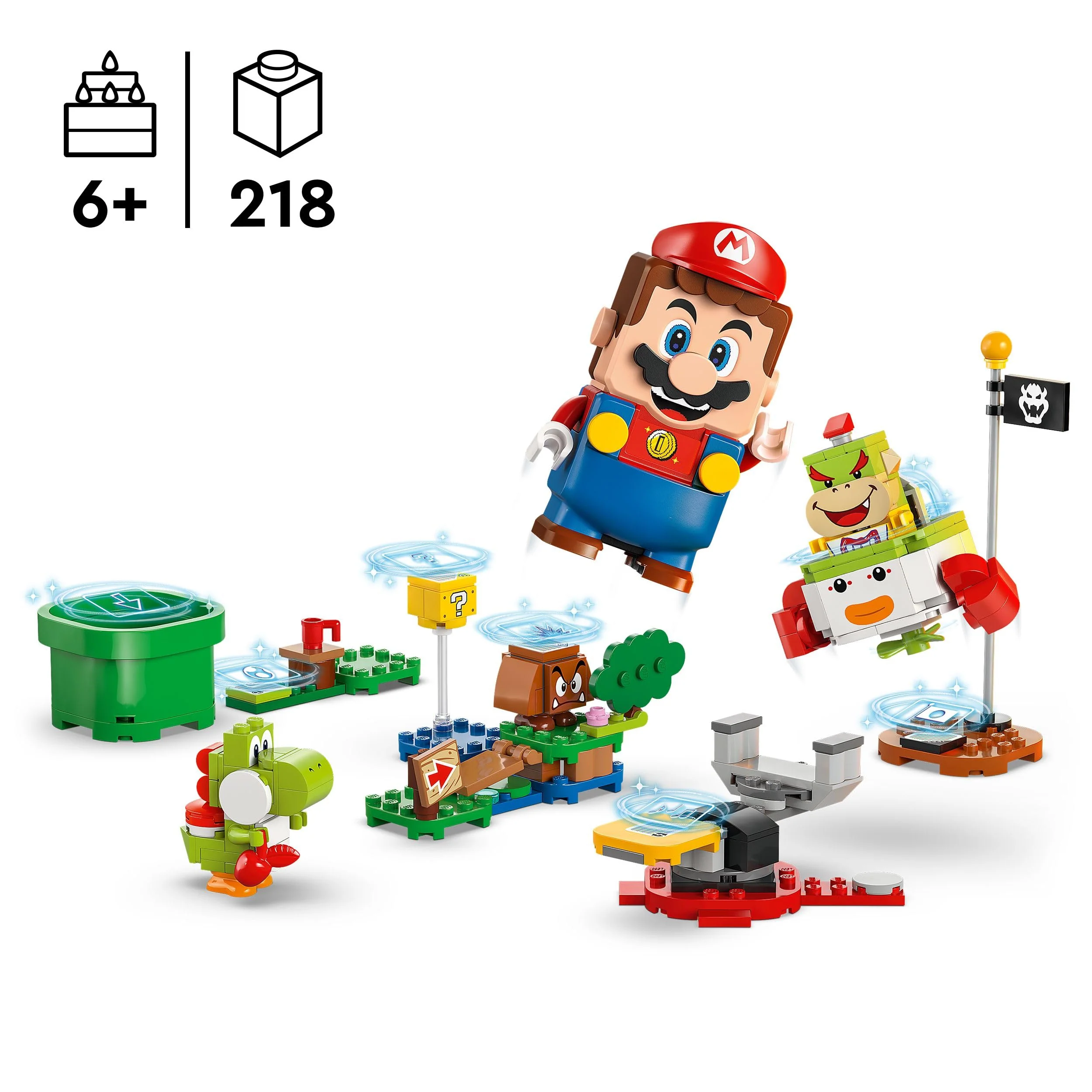 LEGO Super Mario Abenteuer mit dem interaktiven Mario, Set mit Junior-Clown-Kutsche, Spielzeug-Yoshi, Nintendo Geschenk für Jungen, Mädchen und Gamer ab 6 Jahren 71439 - Image 11