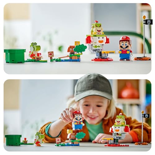 LEGO Super Mario Abenteuer mit dem interaktiven Mario, Set mit Junior-Clown-Kutsche, Spielzeug-Yoshi, Nintendo Geschenk für Jungen, Mädchen und Gamer ab 6 Jahren 71439 - Image 4