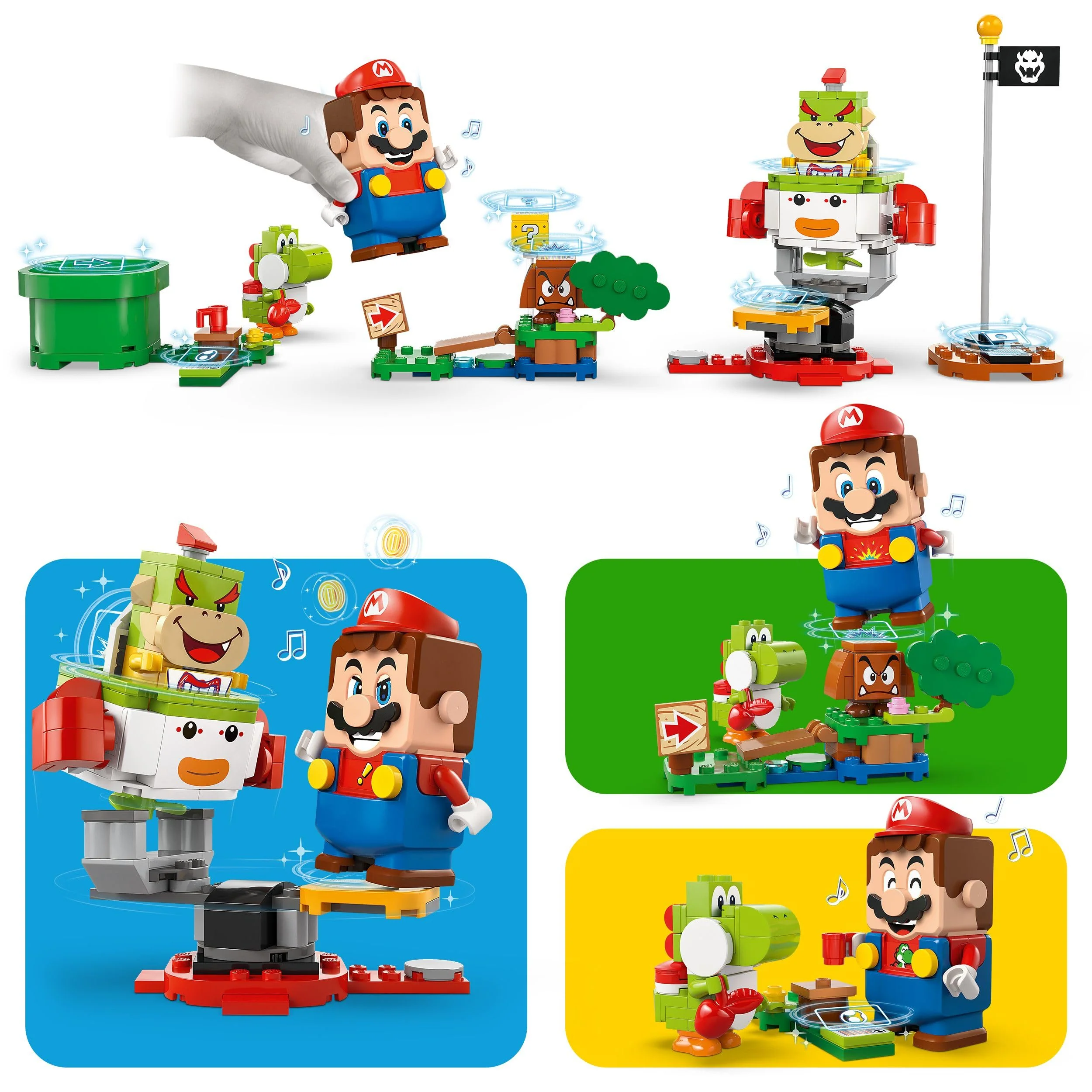 LEGO Super Mario Abenteuer mit dem interaktiven Mario, Set mit Junior-Clown-Kutsche, Spielzeug-Yoshi, Nintendo Geschenk für Jungen, Mädchen und Gamer ab 6 Jahren 71439 - Image 8
