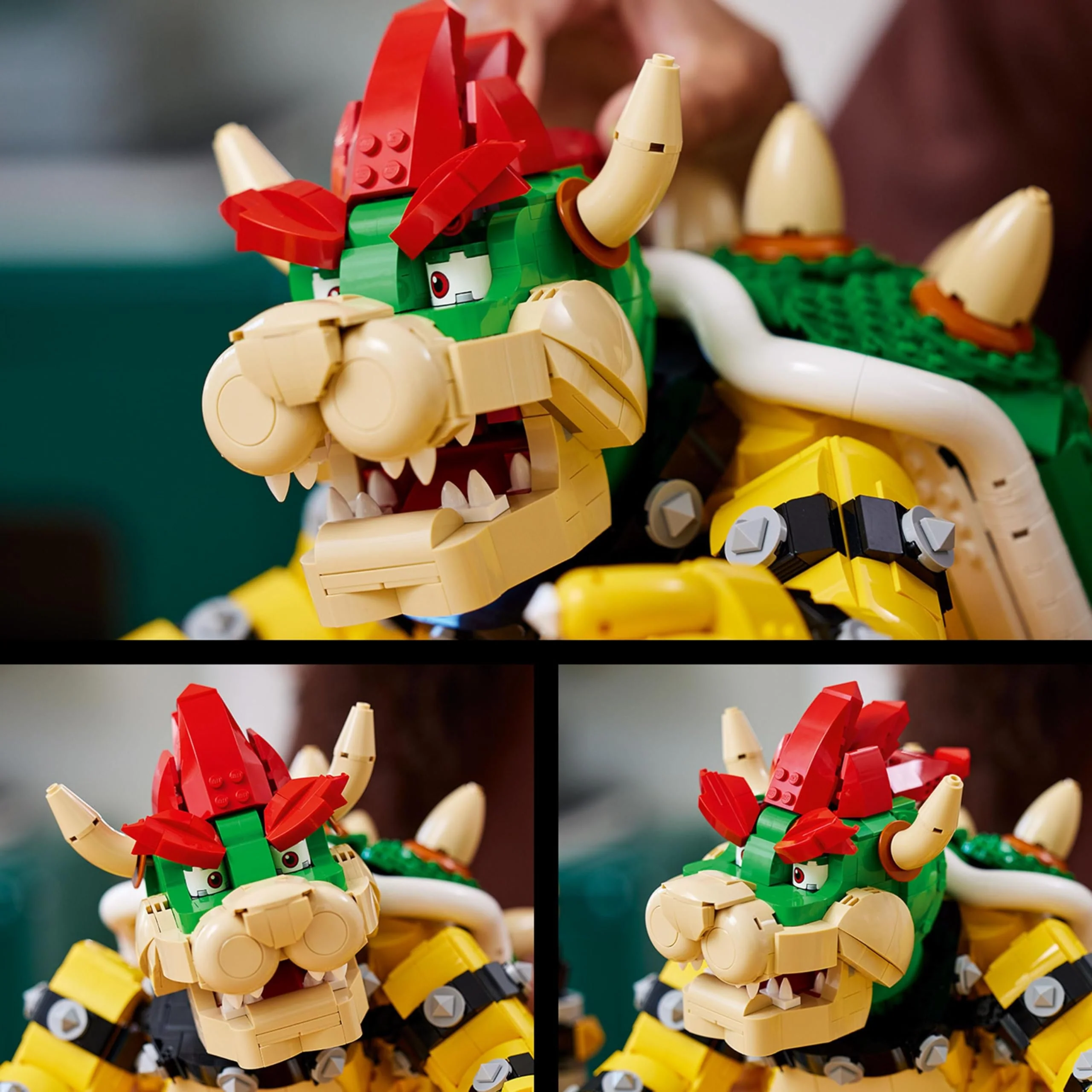 LEGO Super Mario Der mächtige Bowser, 3D-Modell-Bausatz, großes Set mit beweglicher Figur zum Sammeln, inkl. Duellplattform, Geschenkidee für Fans zum Austellen als Zimmer-Deko 71411 - Image 9