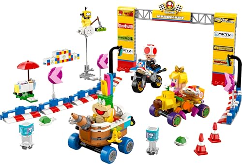 LEGO Super Mario: Mario Kart – Baby Peach & Grand Prix-Set, Nintendo Figuren – Toad, Lakitu, Baby Peach und Lemmy, Geschenk für Jungen, Mädchen und Gamer ab 8 Jahren, Abenteuer Spielzeug 72036 - Image 3