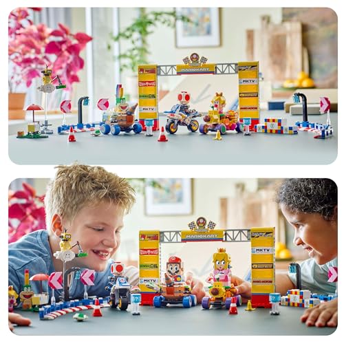 LEGO Super Mario: Mario Kart – Baby Peach & Grand Prix-Set, Nintendo Figuren – Toad, Lakitu, Baby Peach und Lemmy, Geschenk für Jungen, Mädchen und Gamer ab 8 Jahren, Abenteuer Spielzeug 72036 - Image 4