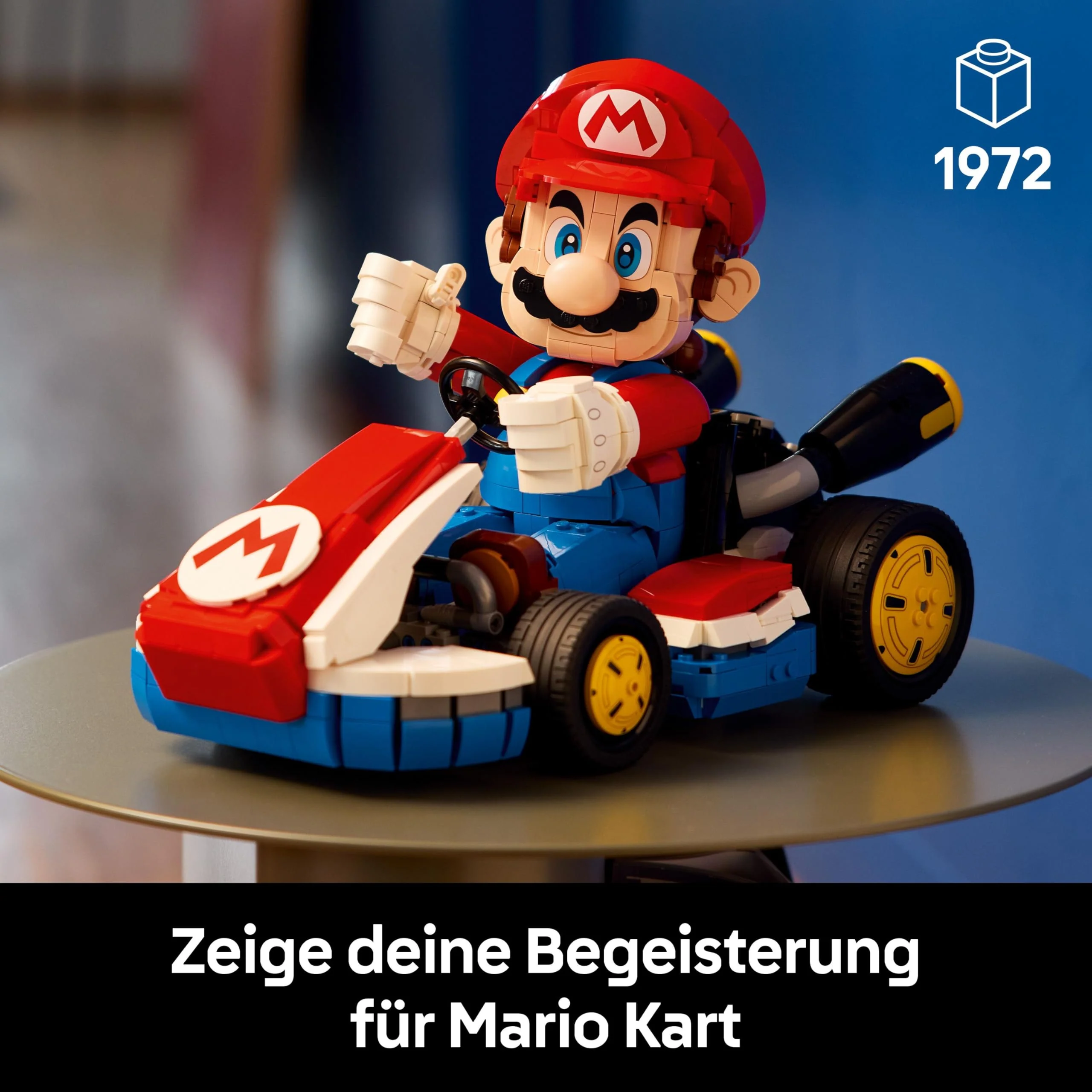 LEGO Super Mario: Mario Kart: Mario & Standard-Kart – Nintendo Figur und baubares Auto für Gaming-Fans – Sammlerstück für Erwachsene Gamer und Fans von Videospielen 72037 - Image 10