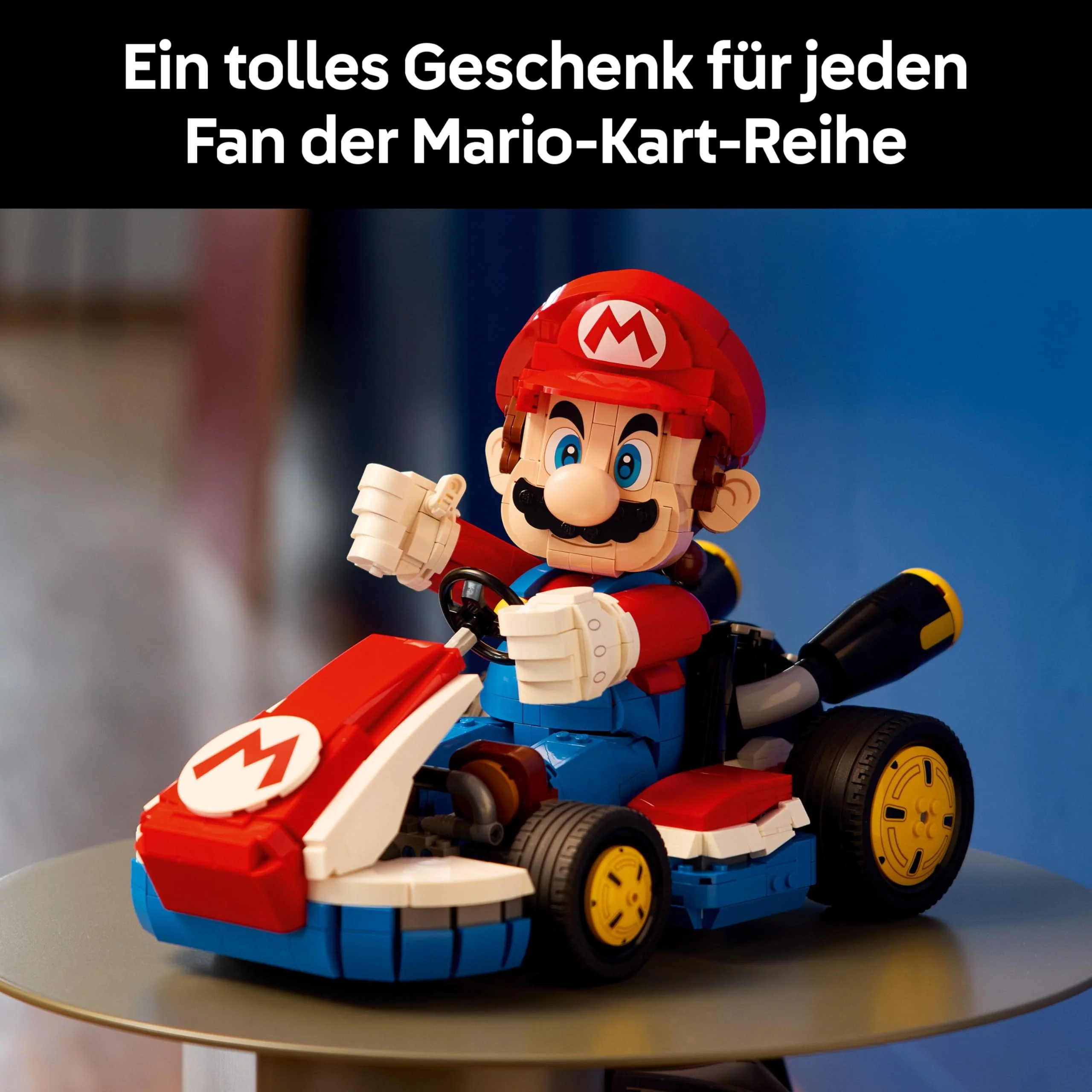 LEGO Super Mario: Mario Kart: Mario & Standard-Kart – Nintendo Figur und baubares Auto für Gaming-Fans – Sammlerstück für Erwachsene Gamer und Fans von Videospielen 72037 - Image 6