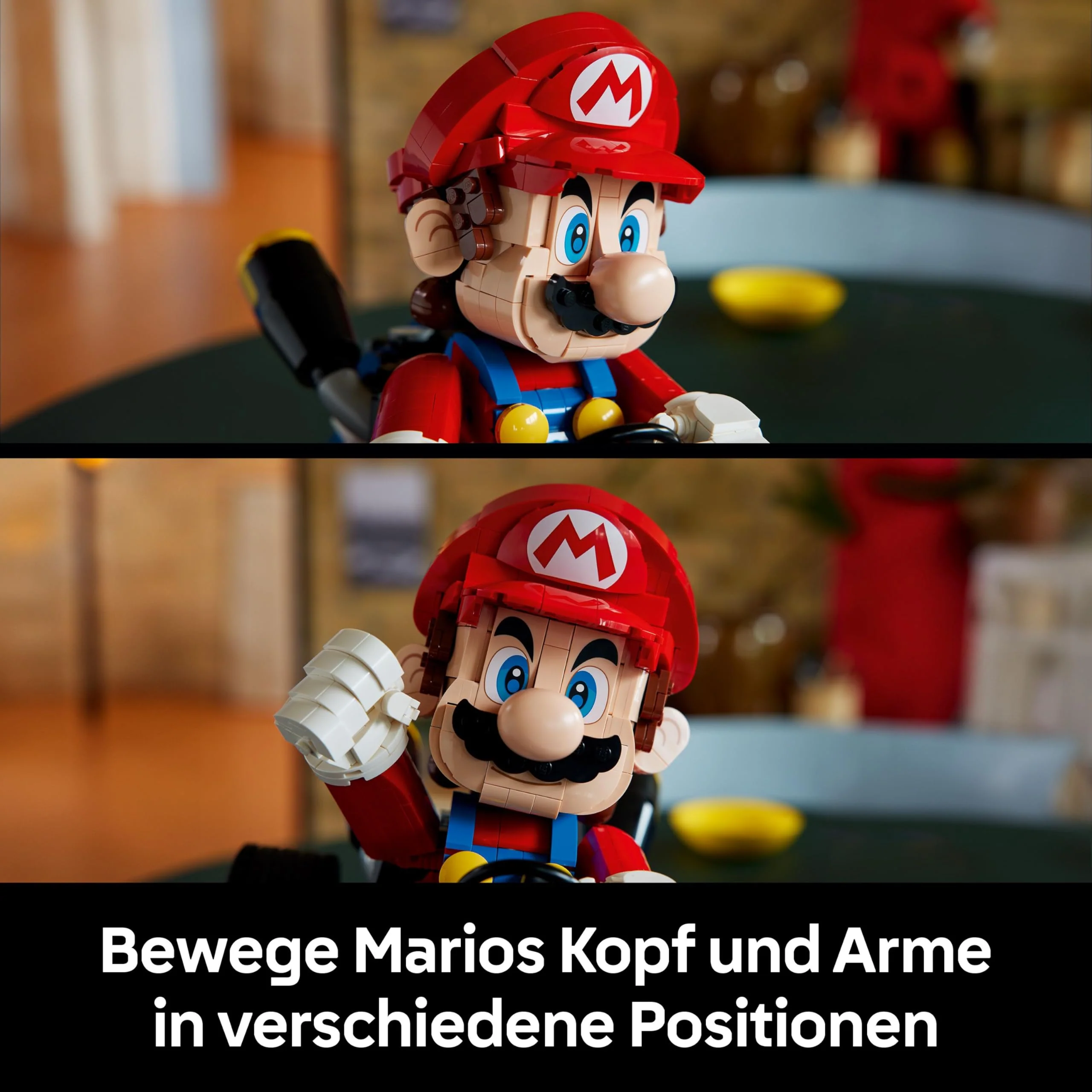LEGO Super Mario: Mario Kart: Mario & Standard-Kart – Nintendo Figur und baubares Auto für Gaming-Fans – Sammlerstück für Erwachsene Gamer und Fans von Videospielen 72037 - Image 8