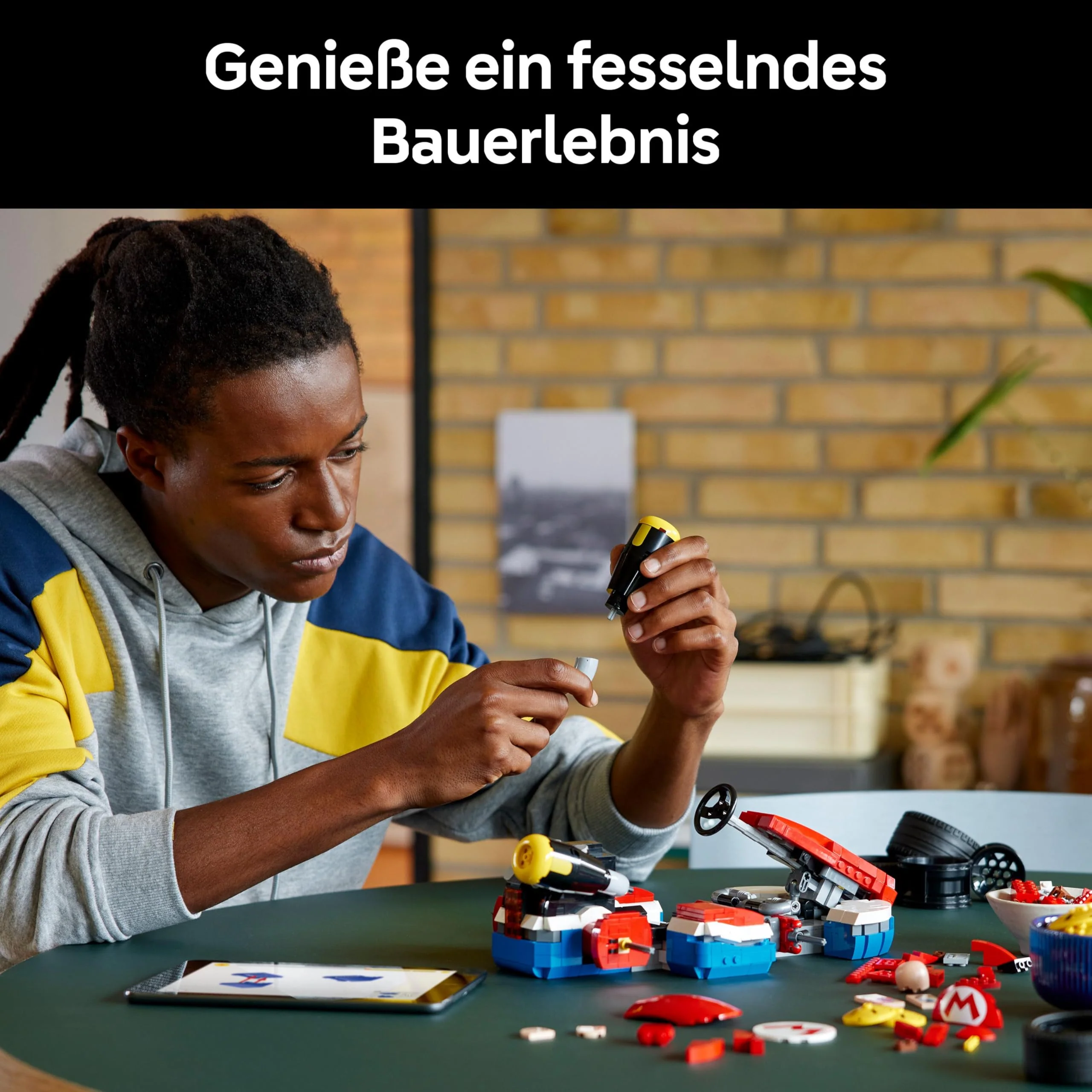 LEGO Super Mario: Mario Kart: Mario & Standard-Kart – Nintendo Figur und baubares Auto für Gaming-Fans – Sammlerstück für Erwachsene Gamer und Fans von Videospielen 72037 - Image 9