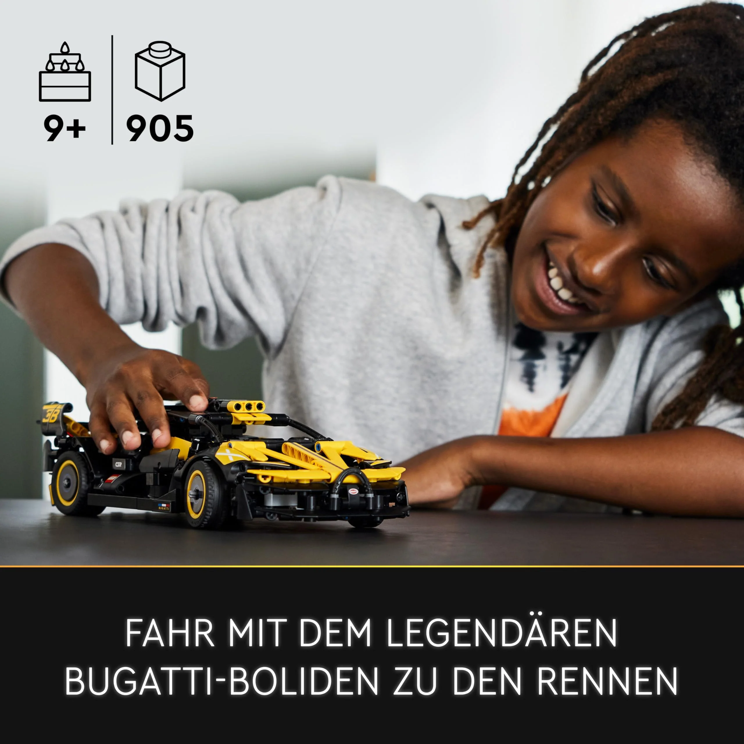 LEGO Technic Bugatti-Bolide, Auto-Modellbausatz, Sportwagen-Spielzeug, ikonisches Auto Set zum Sammeln, Bauspielzeug ab 9 Jahren 42151 - Image 10