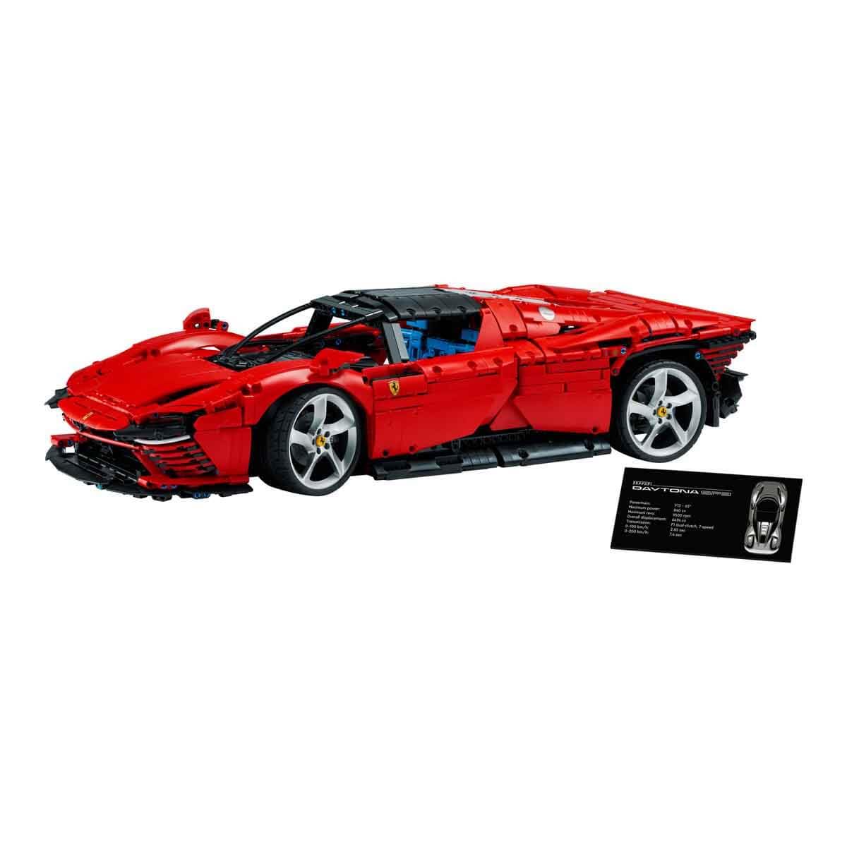 LEGO Technic Ferrari Daytona SP3 Modellauto-Bausatz im Maßstab 1:8, roter Super-Sportwagen, erweitertes Auto-Modell Sammlerstück, Ultimate Car Concept 42143 - Image 10