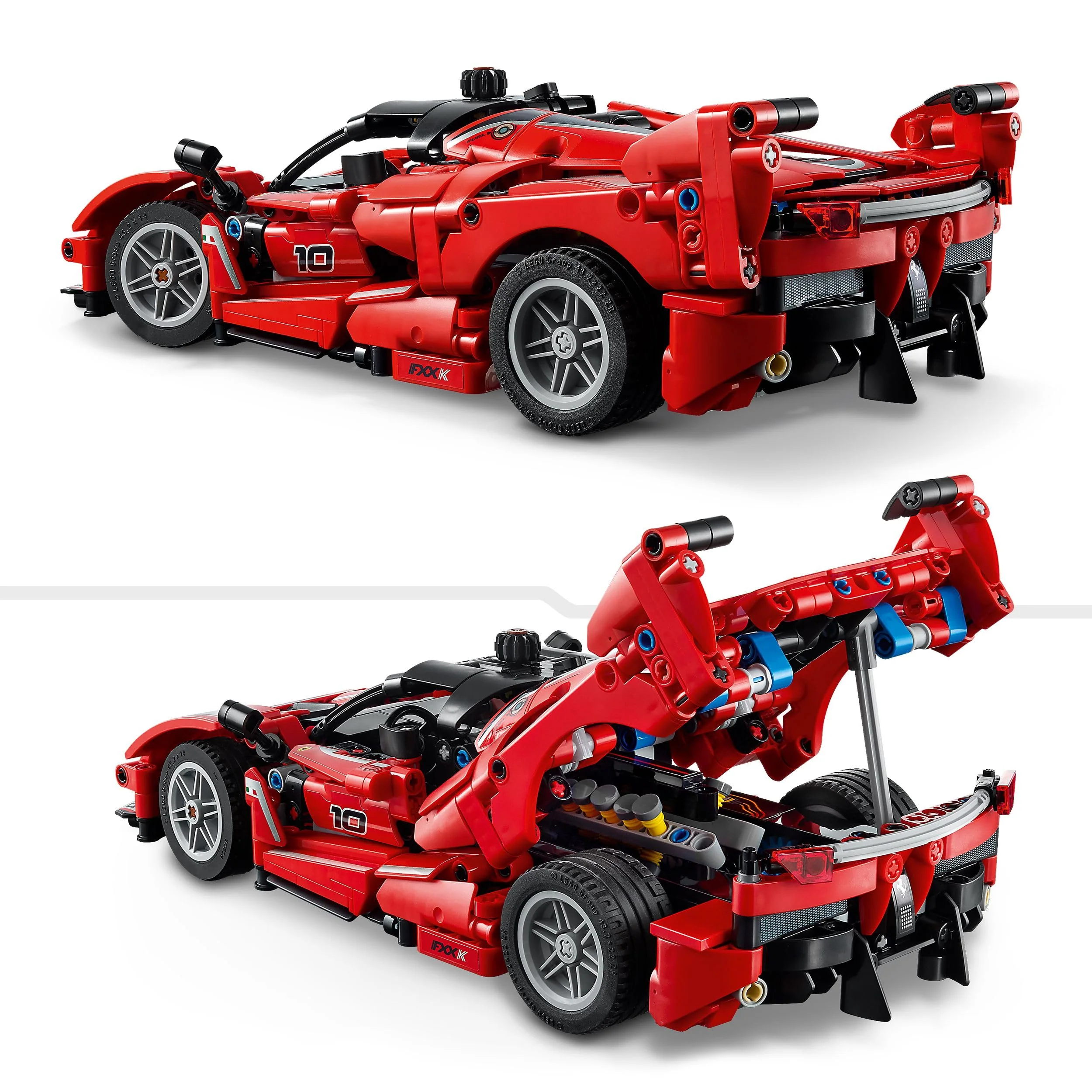 LEGO Technic Ferrari FXX K Rennwagen Spielzeug – Automodell zum Bauen und Ausstellen mit V12-Motor und beweglichen Kolben – Motorsport Geschenk für Jungen ab 10 Jahren – 42212 - Image 3