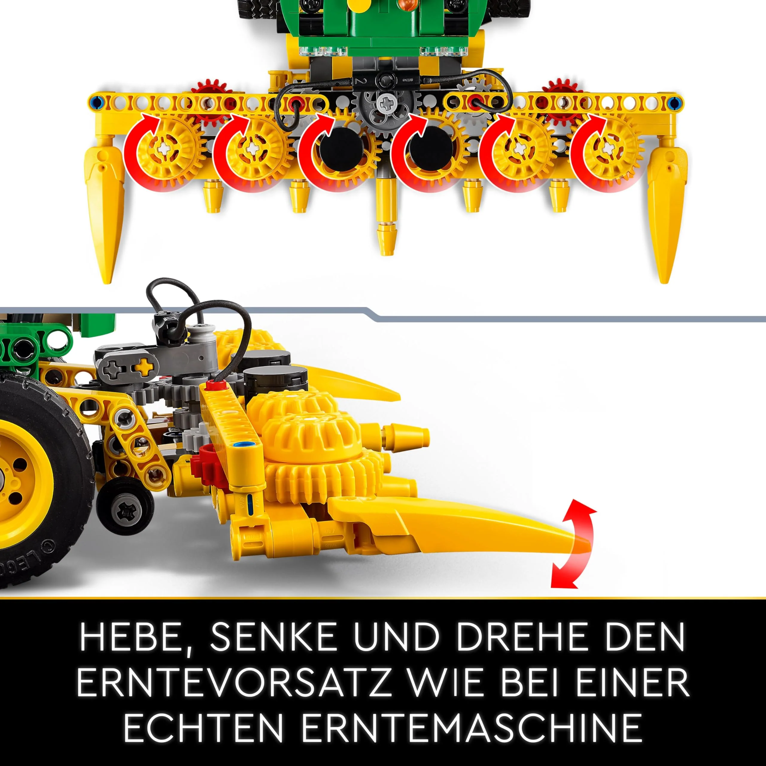 LEGO Technic John Deere 9700 Forage Harvester, Traktor-Spielzeug für Kinder, Bauernhof-Set, Fahrzeug-Modell mit realistischen Funktionen, Geschenk für Jungen und Mädchen ab 9 Jahren 42168 - Image 10