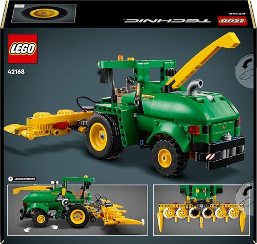 LEGO Technic John Deere 9700 Forage Harvester, Traktor-Spielzeug für Kinder, Bauernhof-Set, Fahrzeug-Modell mit realistischen Funktionen, Geschenk für Jungen und Mädchen ab 9 Jahren 42168 - Image 2
