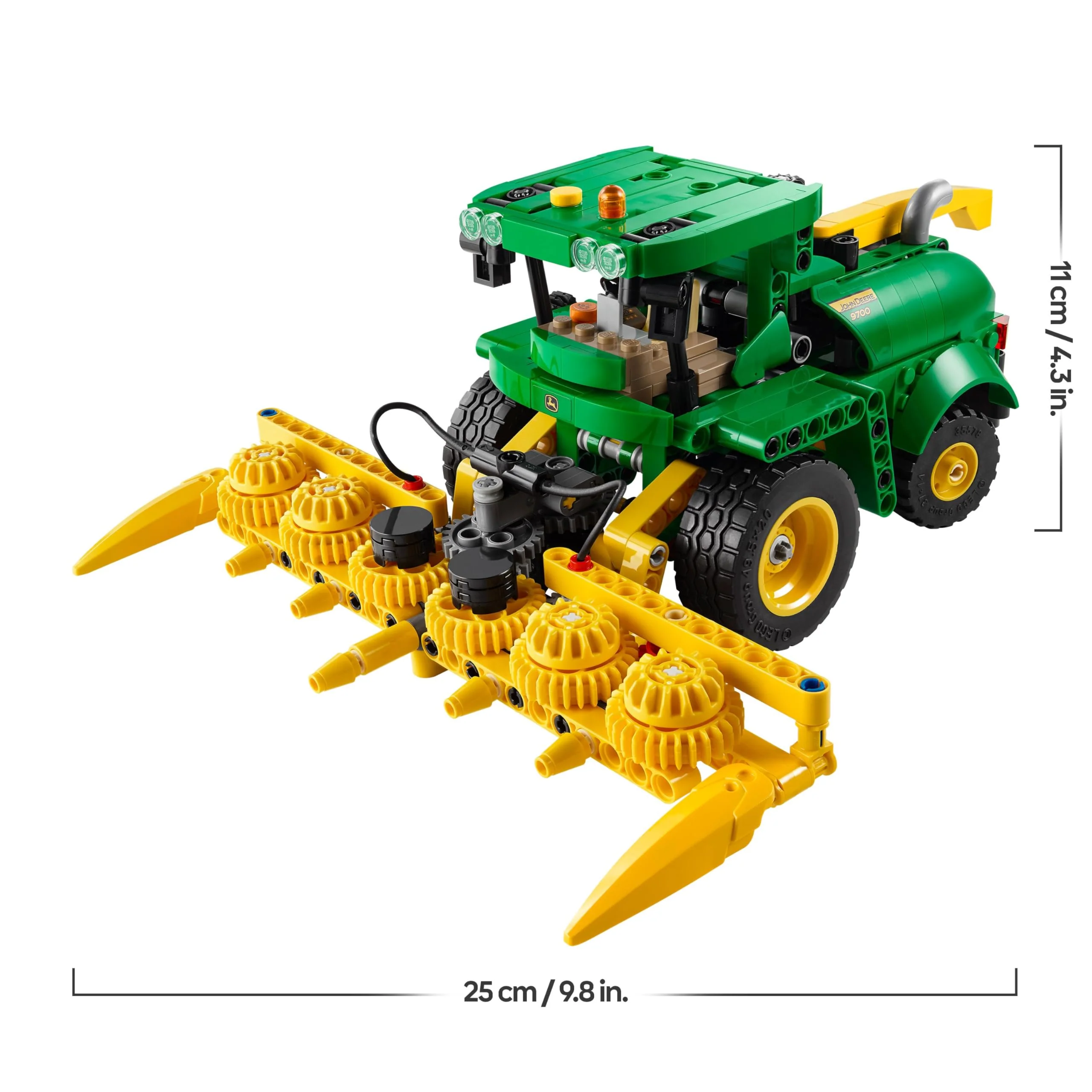 LEGO Technic John Deere 9700 Forage Harvester, Traktor-Spielzeug für Kinder, Bauernhof-Set, Fahrzeug-Modell mit realistischen Funktionen, Geschenk für Jungen und Mädchen ab 9 Jahren 42168 - Image 6