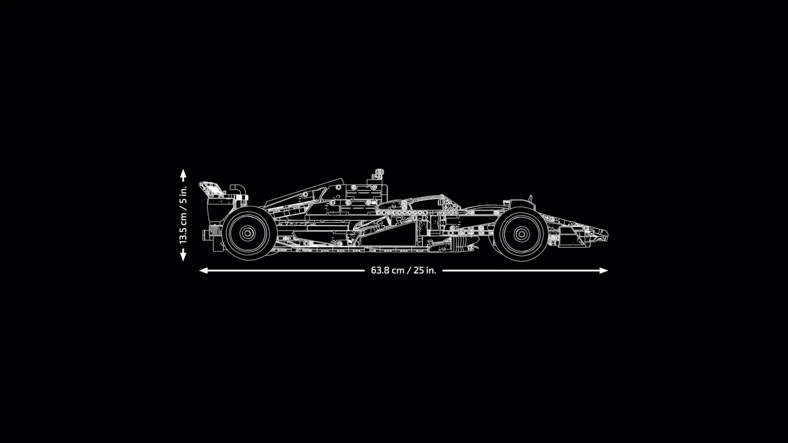 LEGO Technic Mercedes-AMG F1 W14 E Performance Set für Erwachsene, Maßstabsgetreuer Rennwagen Modellbausatz, Sammlerstücke für Zuhause oder Büro, Formel 1 Geschenke für Männer, Frauen 42171 - Image 6