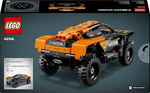 LEGO Technic NEOM McLaren Extreme E Race Car Set, Auto-Spielzeug mit Rückziehmotor für Kinder, baubares Aufziehauto, Technik-Geschenk für Jungs und Mädchen ab 7 Jahren 42166 - Image 2