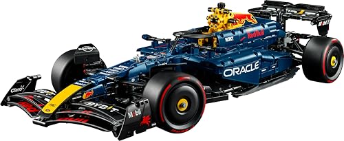 LEGO Technic Oracle Red Bull Racing RB20 F1 Car Model Kit - Collectible Formula 1 Building Set with 1:8 Scale V6 Engine, Gear Box, Steering & DRS - Gift Idea for Adult & Teenage Racing Fans - 42206 - Image 3