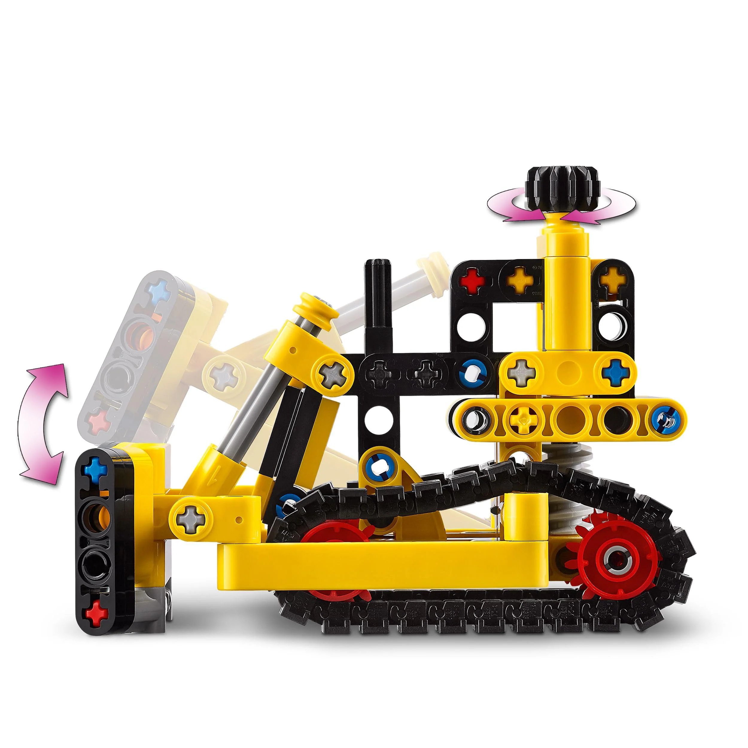 LEGO Technic Schwerlast Bulldozer, Spielzeug-Planierraupe zum Bauen, Ergänze Deine Baustelle, Konstruktionsspielzeug für Kinder, Technik-Geschenk für Jungs und Mädchen ab 7 Jahren 42163 - Image 8