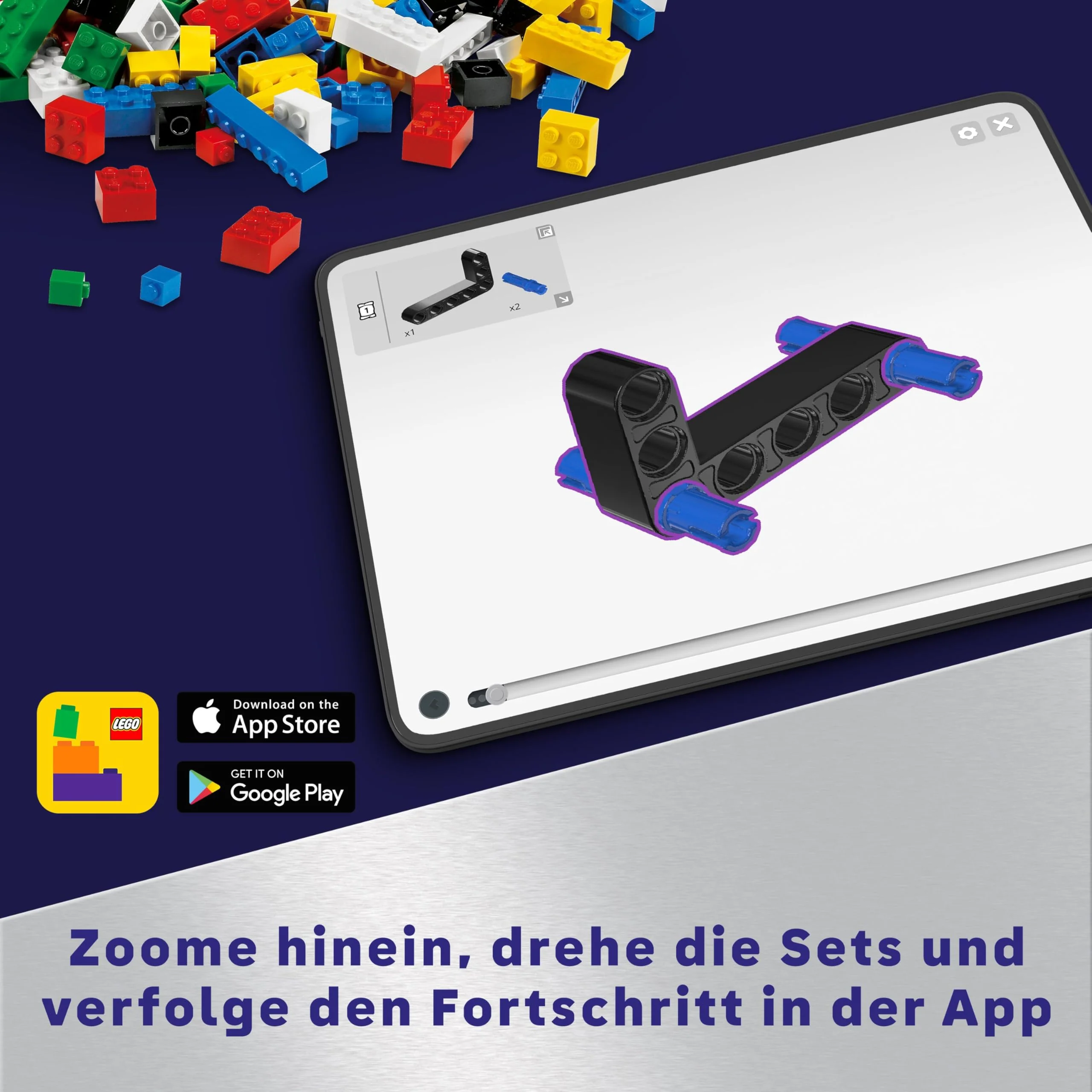 LEGO Technic Sonne Erde Mond Modell Spielset, Geschenk für Kinder ab 10 Jahren, Weltraum Spielzeug zur Darstellung des Sonnensystems, lässt Jungen und Mädchen fantasievoll Spielen 42179 - Image 6